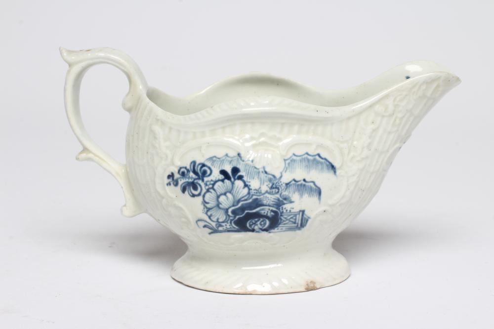 A CHRISTIANS PORCELAIN SAUCE BOAT Image