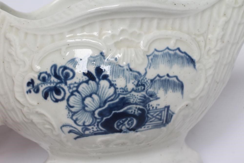 A CHRISTIANS PORCELAIN SAUCE BOAT Image