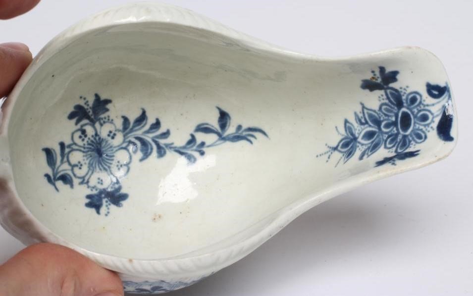 A CHRISTIANS PORCELAIN SAUCE BOAT Image