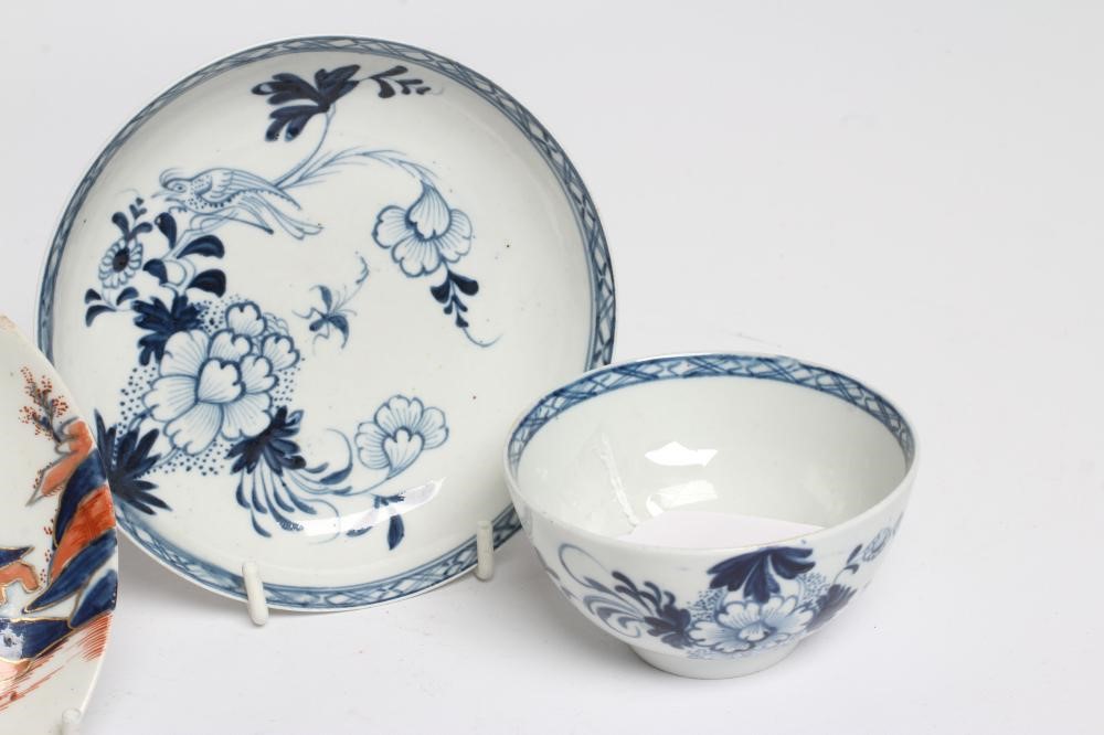 A JAMES PENNINGTON PORCELAIN TEA BOWL AND SAUCER Image