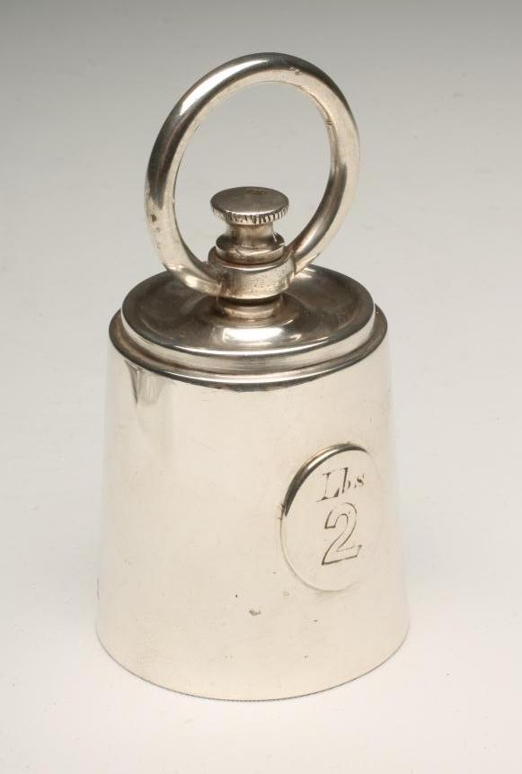 A LATE VICTORIAN NOVELTY SILVER PEPPER GRINDER Image