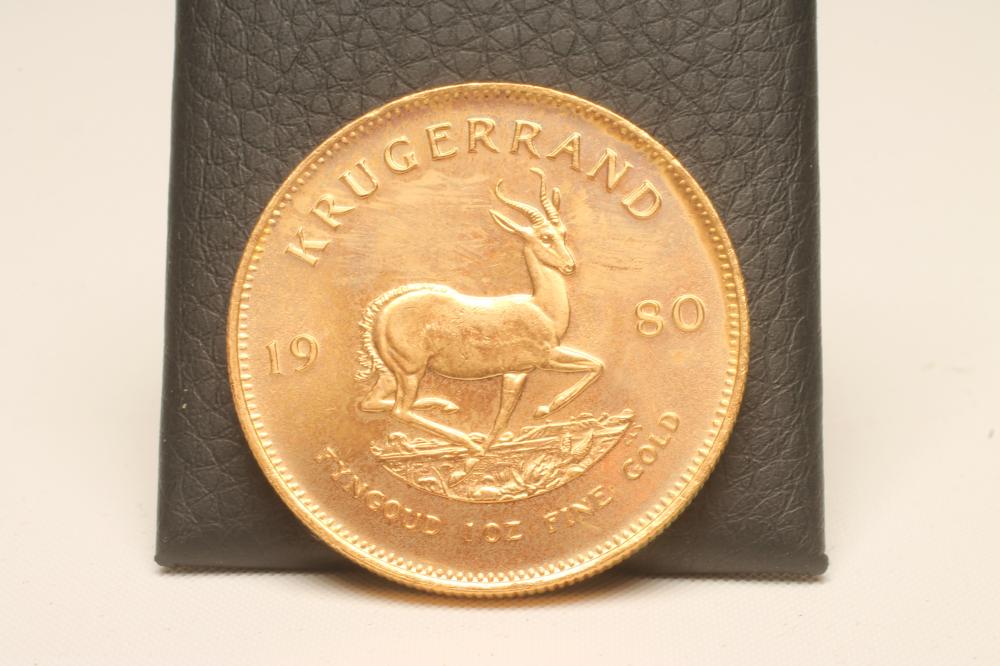 A SOUTH AFRICAN GOLD KRUGERRAND Image
