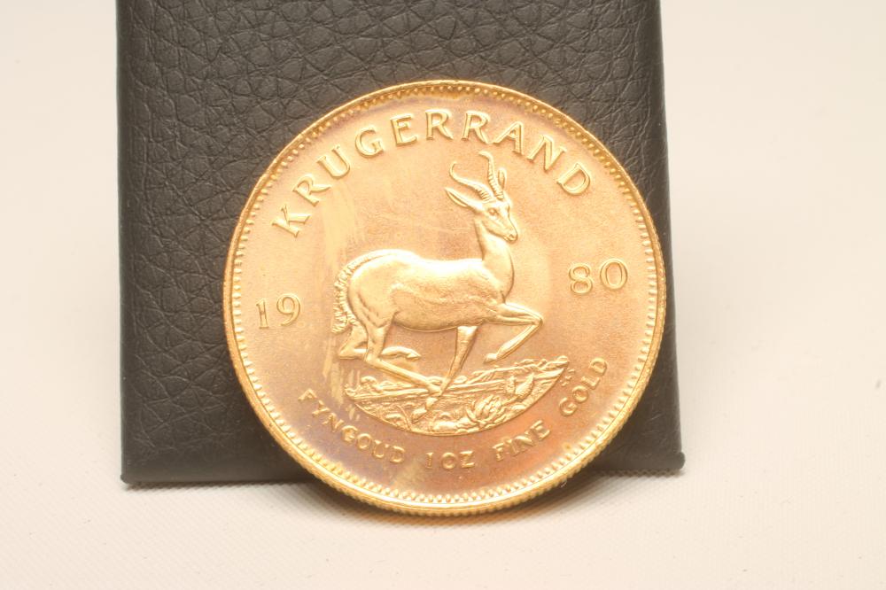 A SOUTH AFRICAN GOLD KRUGERRAND Image