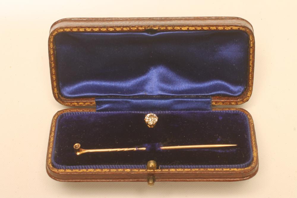 A DIAMOND TIE PIN Image