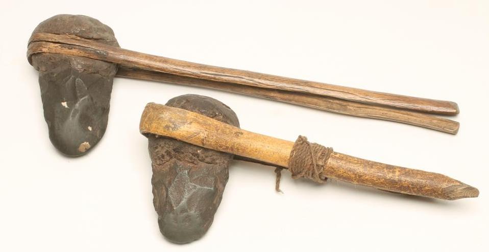 TWO ABORIGINAL STONE AXES Image