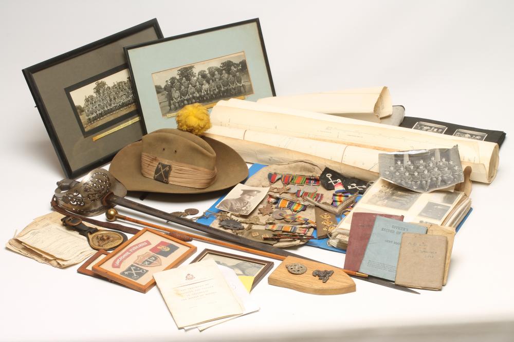 A FAMILY OF FIRST AND SECOND WORLD WAR MEDALS Image