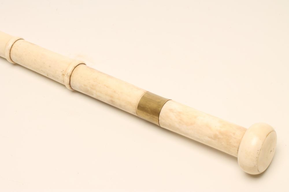 A SECTIONAL BONE SWORD STICK Image