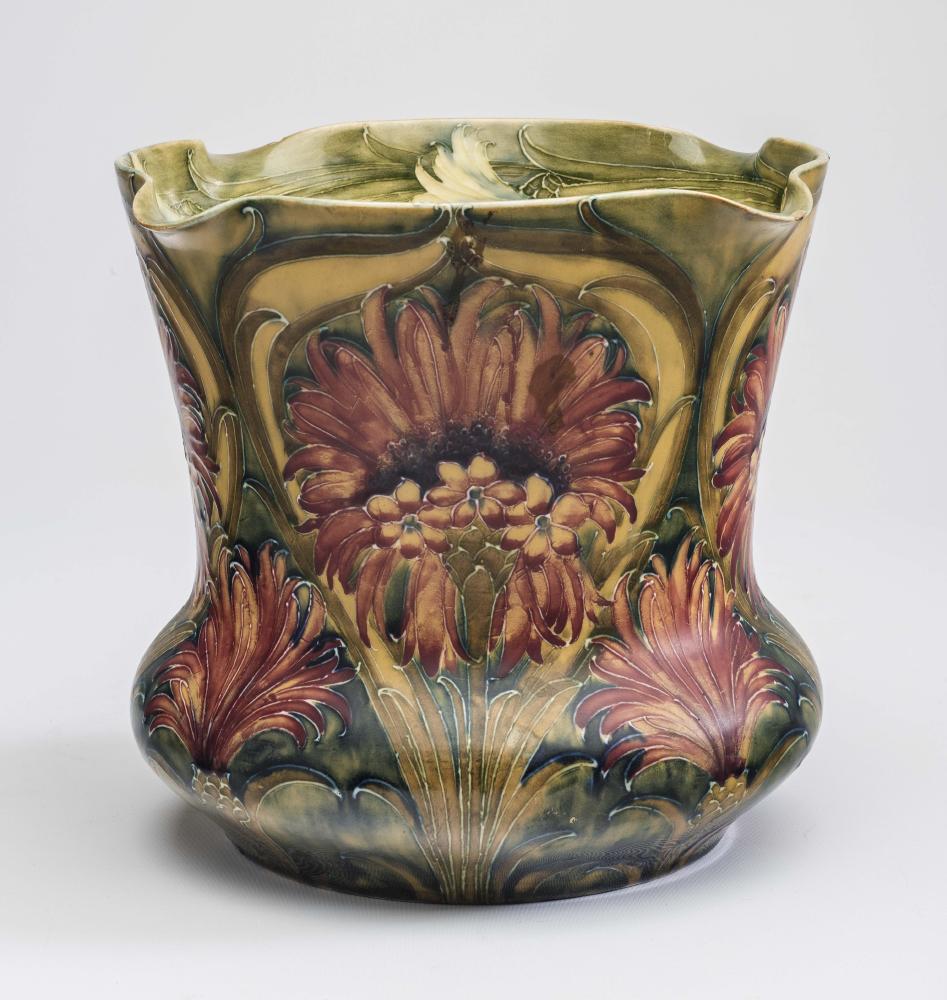 A MACINTYRE MOORCROFT POTTERY FLORIAN JARDINIERE Image