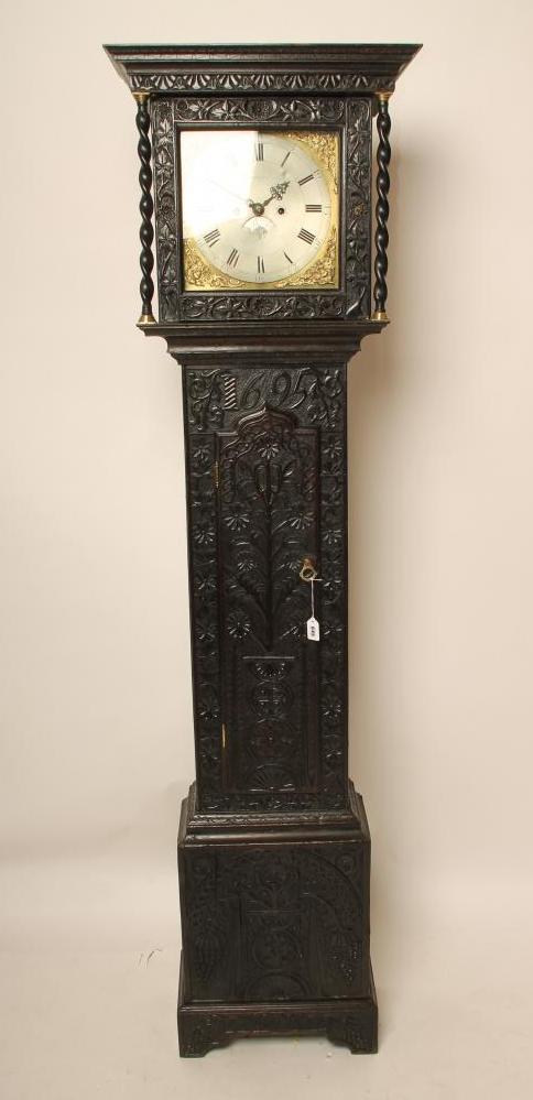 AN OAK LONGCASE CLOCK Image