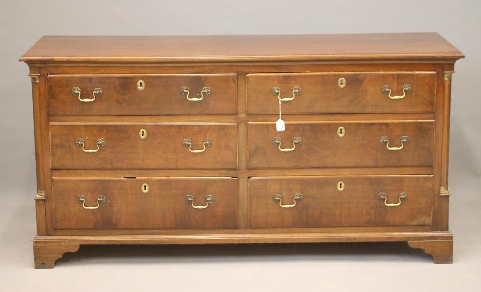 A MAHOGANY ENCLOSED DRESSER Image