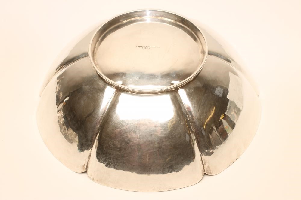 A SILVER FRUIT BOWL Image