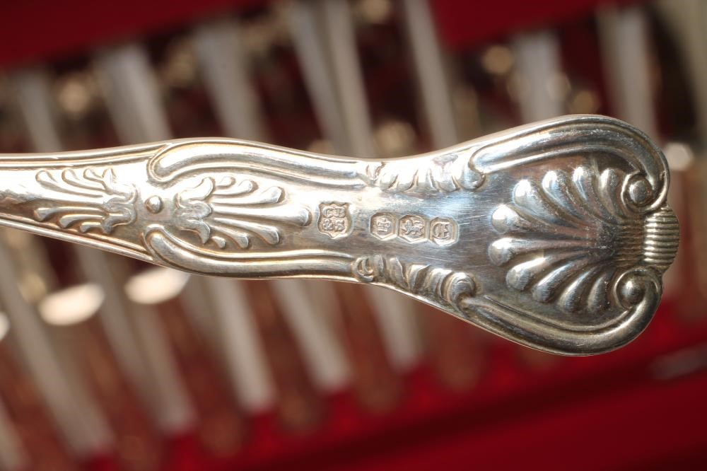 A COMPOSITE SILVER TABLE SERVICE for six place settings Image