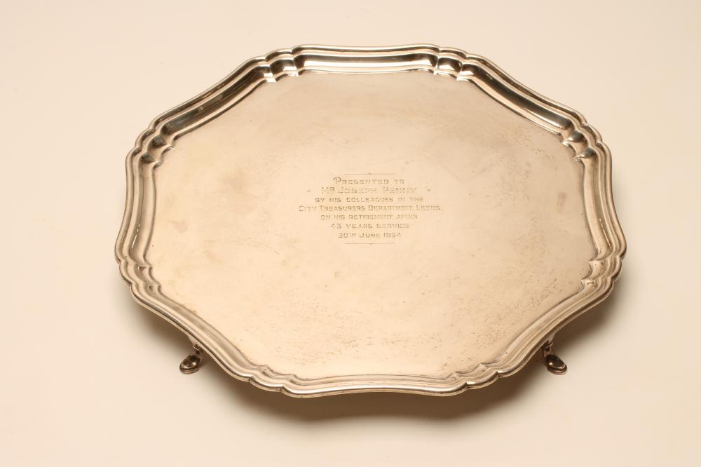 A SILVER SALVER Image
