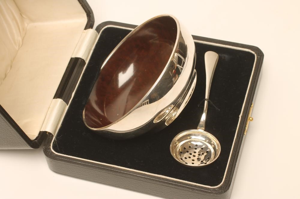 TWO ART DECO SILVER SUGAR BOWLS Image