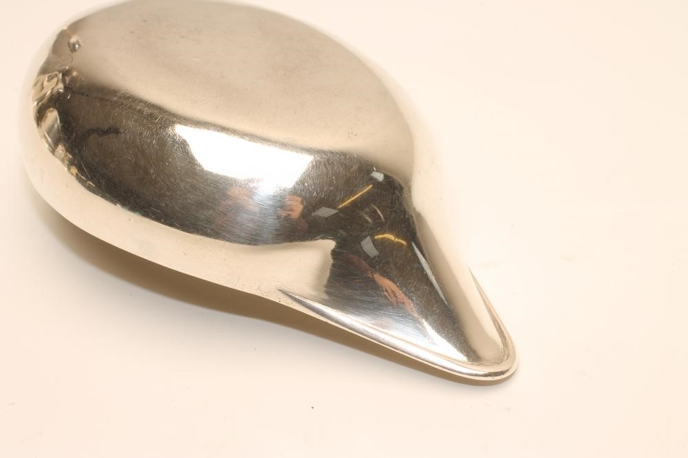 A LATE GEORGE III SILVER PAP BOAT Image