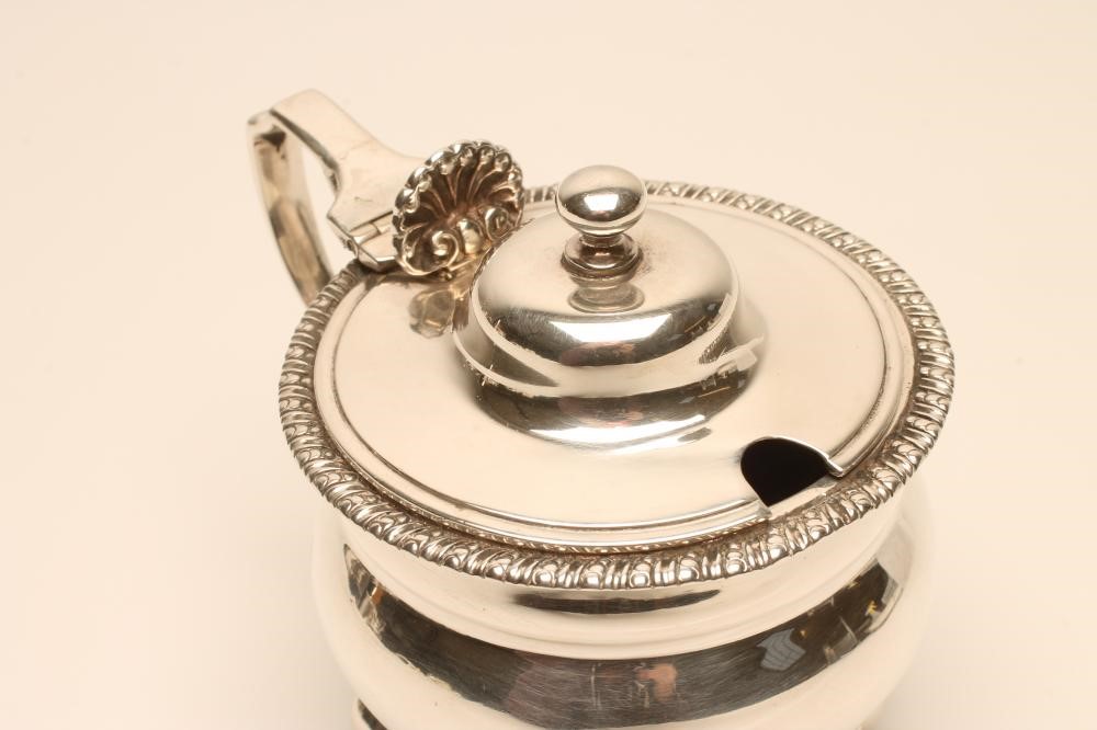 A LATE VICTORIAN SILVER MUSTARD Image