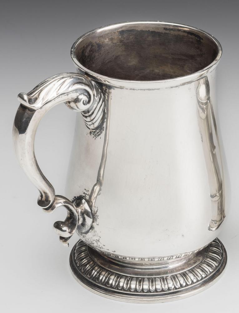 A GEORGE II SILVER MUG Image