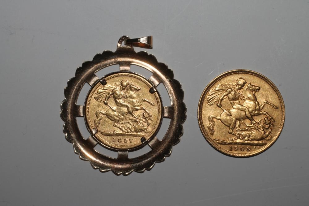 A VICTORIA OH HALF SOVEREIGN Image