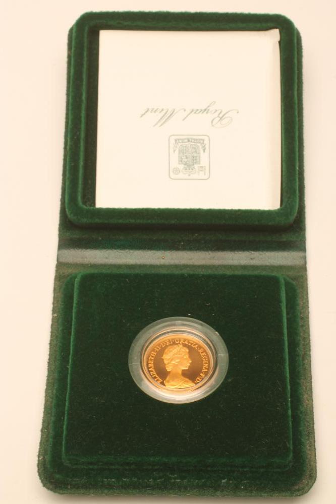 AN ELIZABETH II PROOF SOVEREIGN Image