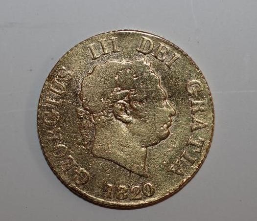 A GEORGE III HALF SOVEREIGN Image