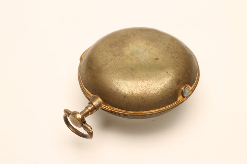 A LATE GEORGE III GILT METAL PAIR CASED VERGE POCKET WATCH Image