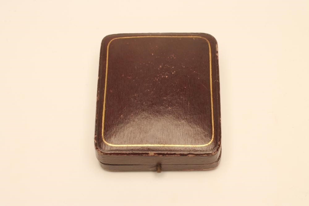 A LADY'S SILVER CASED KEY WIND FOB WATCH Image