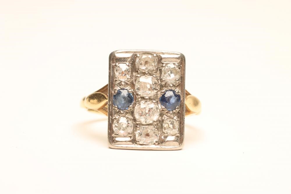 AN ART DECO PLAQUE RING Image