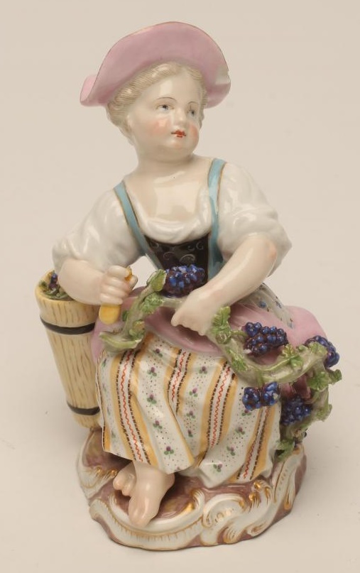 A MEISSEN PORCELAIN FIGURE Image