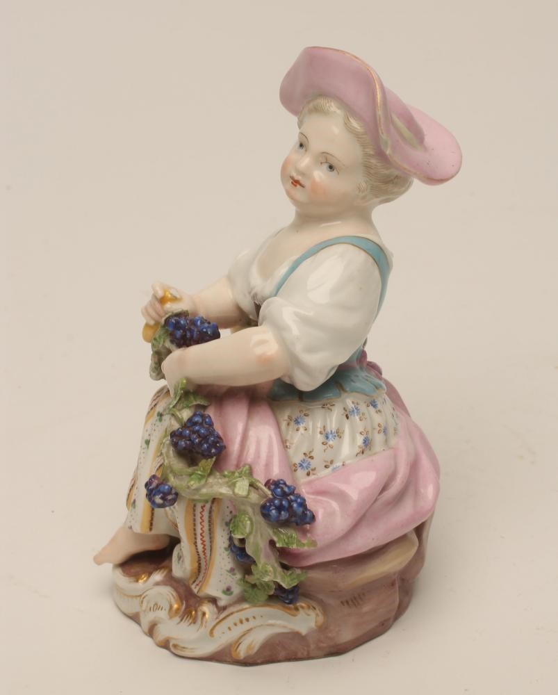 A MEISSEN PORCELAIN FIGURE Image