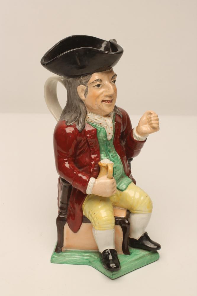 A STAFFORDSHIRE POTTERY "SQUIRE" TOBY JUG Image