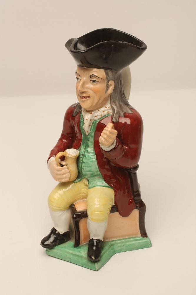 A STAFFORDSHIRE POTTERY "SQUIRE" TOBY JUG Image