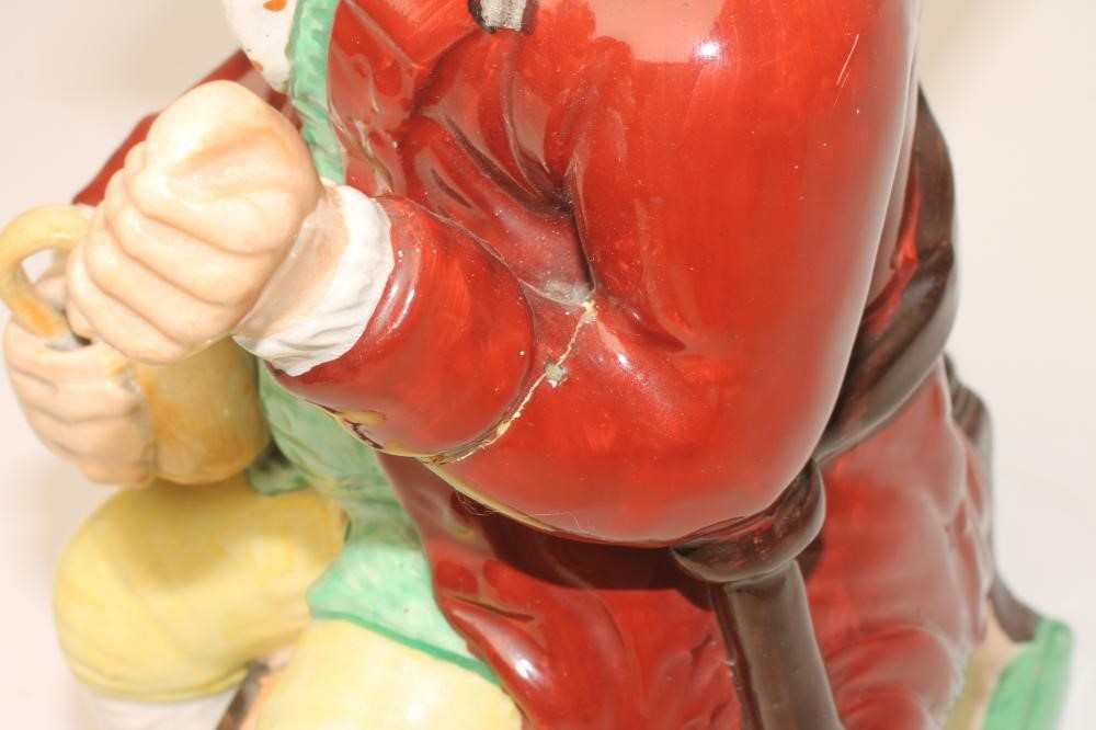 A STAFFORDSHIRE POTTERY "SQUIRE" TOBY JUG Image