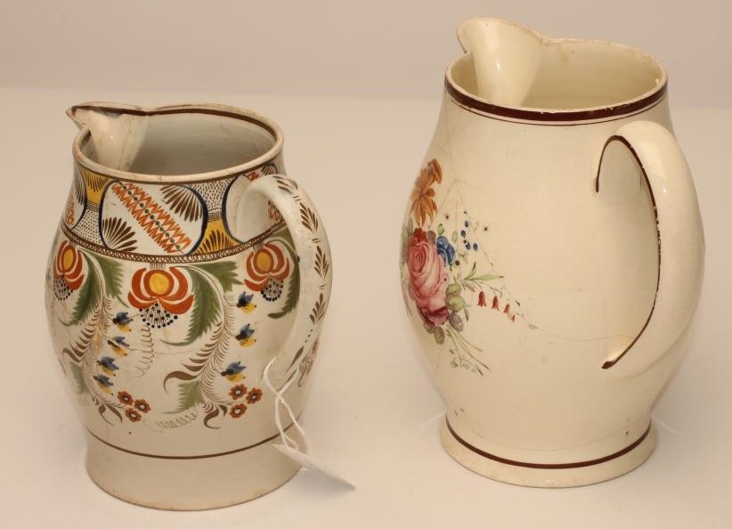 TWO ENGLISH DOCUMENTARY JUGS Image