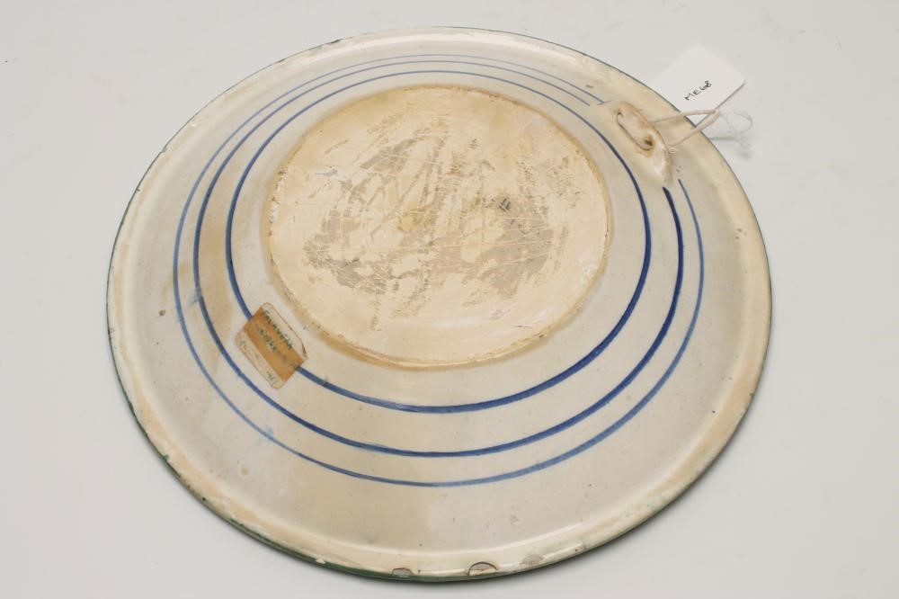 A MONTELUPO MAIOLICA PLAQUE Image