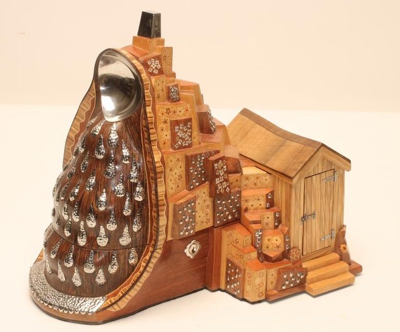 ‡"WATERFALL ROCKERY SHED" by John S Prescott (Yorkshire Contemporary) being a combination box in Image