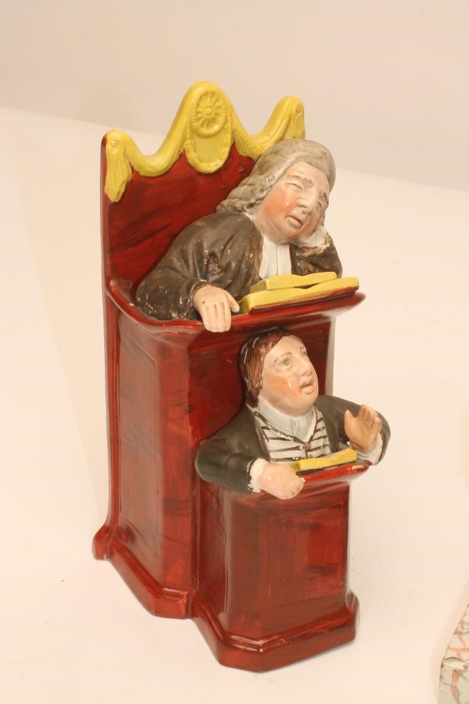 A STAFFORDSHIRE PEARLWARE FIGURE Image