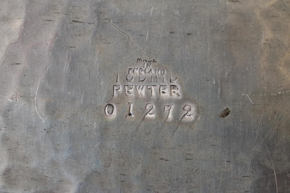 A TUDRIC PLANISHED PEWTER PEN TRAY Image