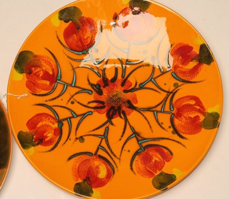 A POOLE POTTERY AEGEAN CHARGER Image