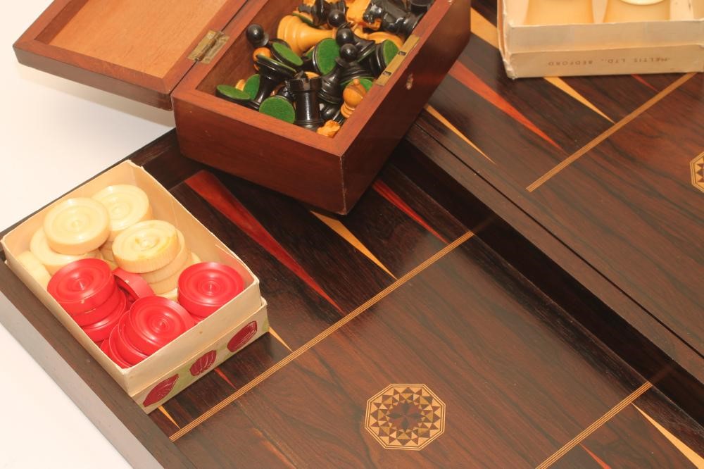 A ROSEWOOD FOLDING GAMES COMPENDIUM Image