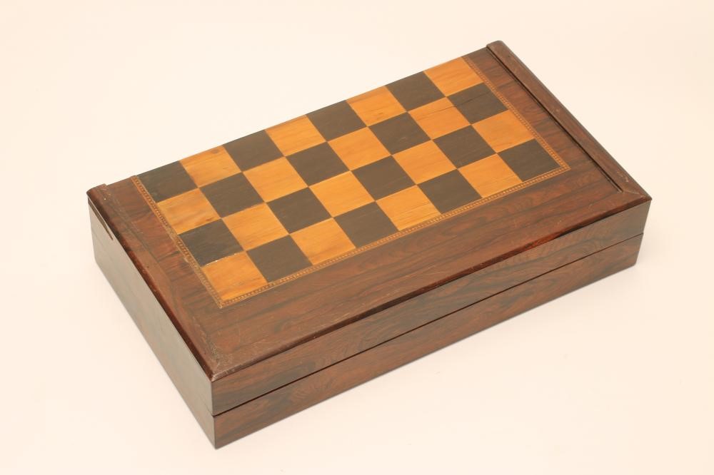 A ROSEWOOD FOLDING GAMES COMPENDIUM Image