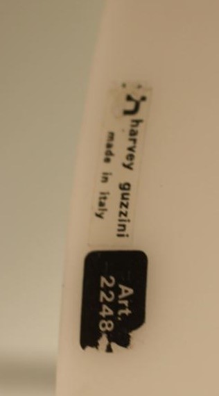 A HARVEY GUZZINI CHROME TABLE LAMP Image