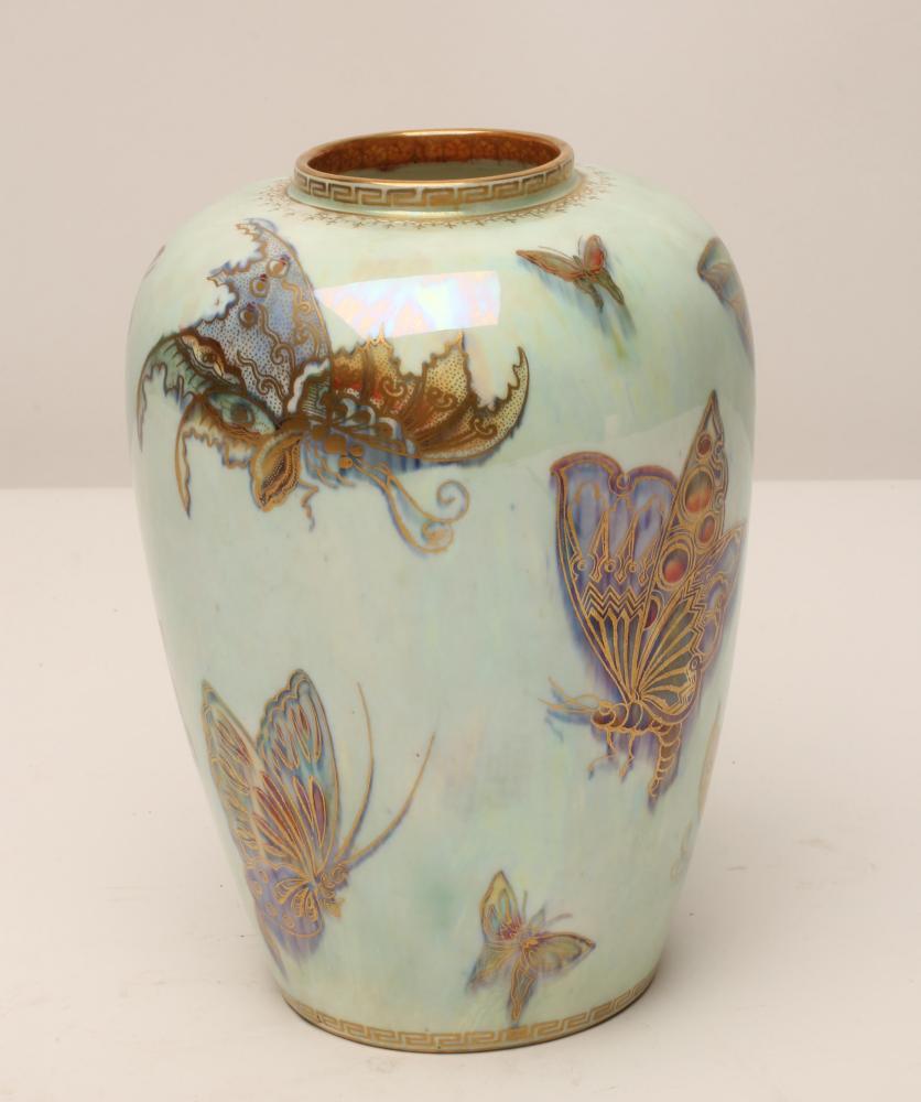 A WEDGWOOD 'BUTTERFLY LUSTRE' VASE Image