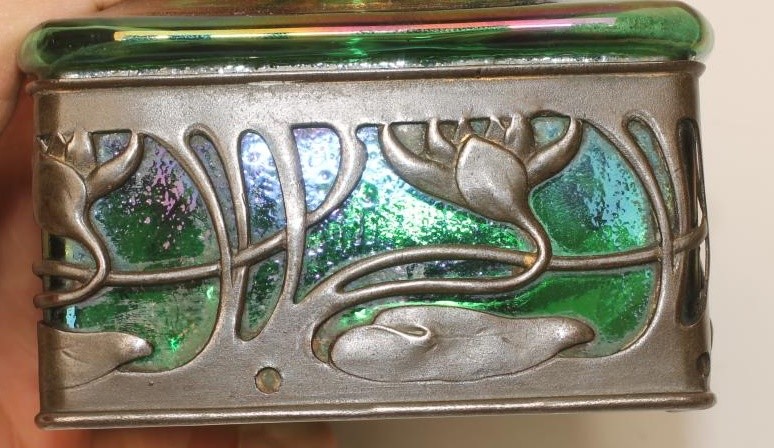 AN ART NOUVEAU INKWELL Image