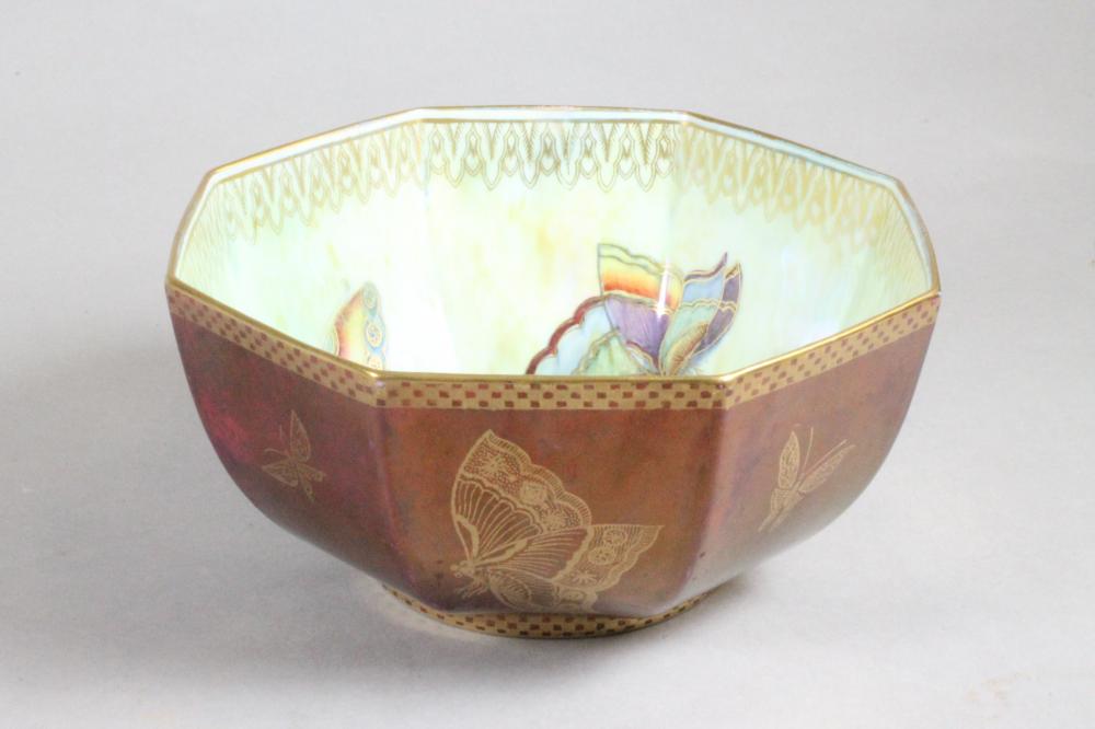 A WEDGWOOD 'BUTTERFLY LUSTRE' BOWL Image