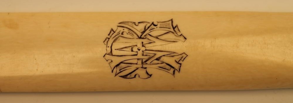 AN EDWARDIAN IVORY PAGE TURNER Image