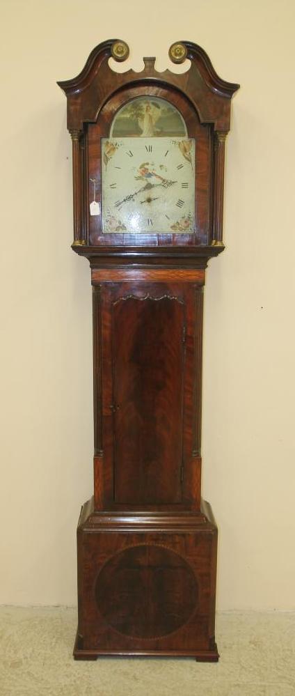 A MAHOGANY LONGCASE signed Pattinson Image