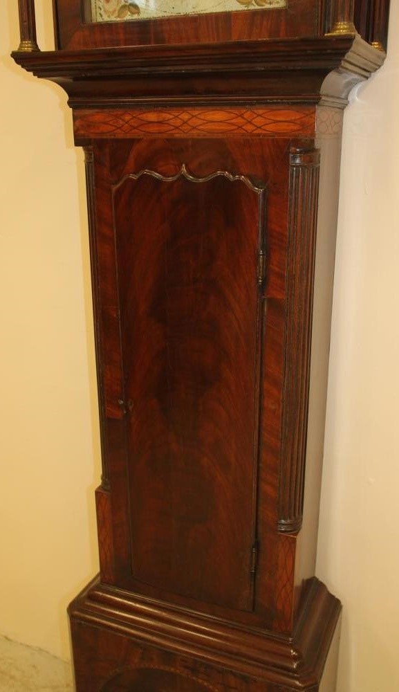 A MAHOGANY LONGCASE signed Pattinson Image