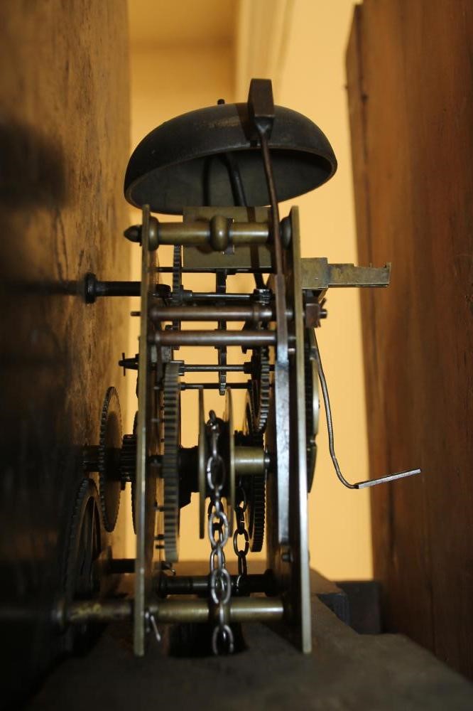 A MAHOGANY LONGCASE signed Pattinson Image