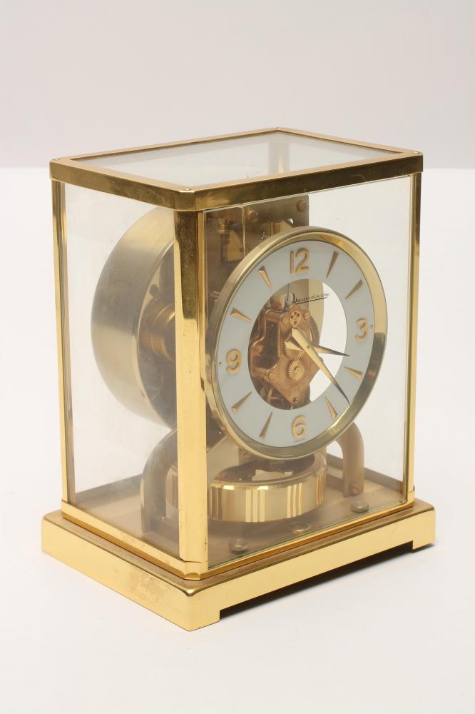 A GILT BRASS CASED JAEGER LECOULTRE ATMOS CLOCK Image