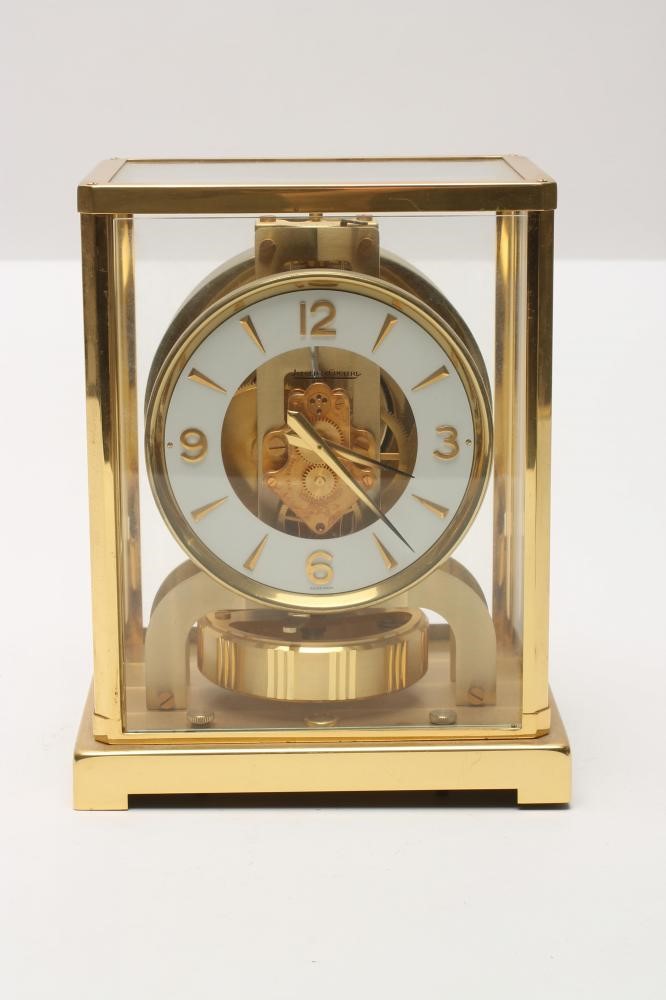 A GILT BRASS CASED JAEGER LECOULTRE ATMOS CLOCK Image